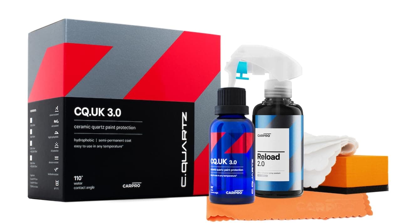 CarPro CQuartz UK 3.0 Ceramic Coating Kit (30 ml with Reload 2.0)