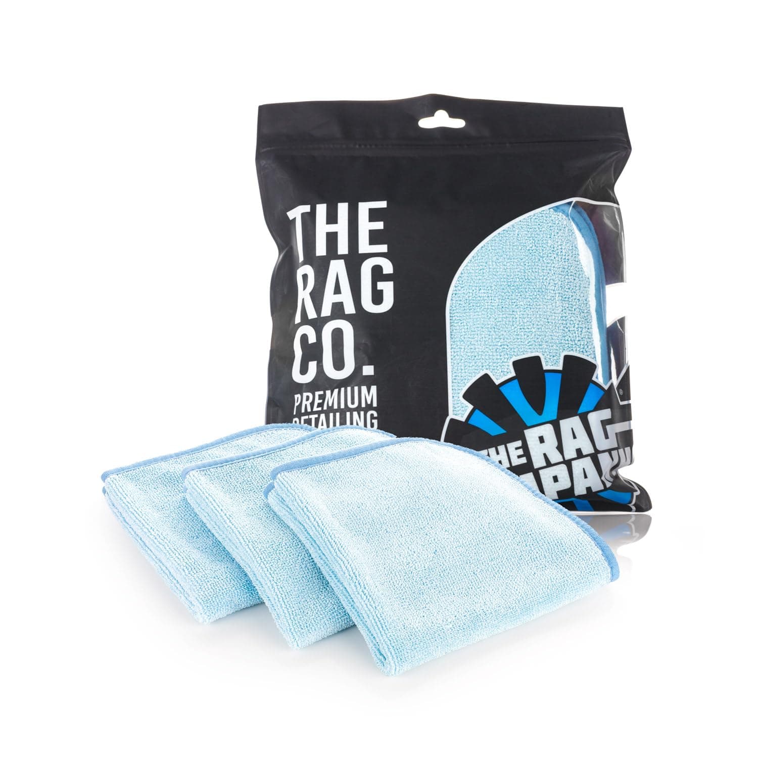 The Rag Company Premium FTW Microfiber Cleaning Towels (16 x 16 in, 3-Pack)