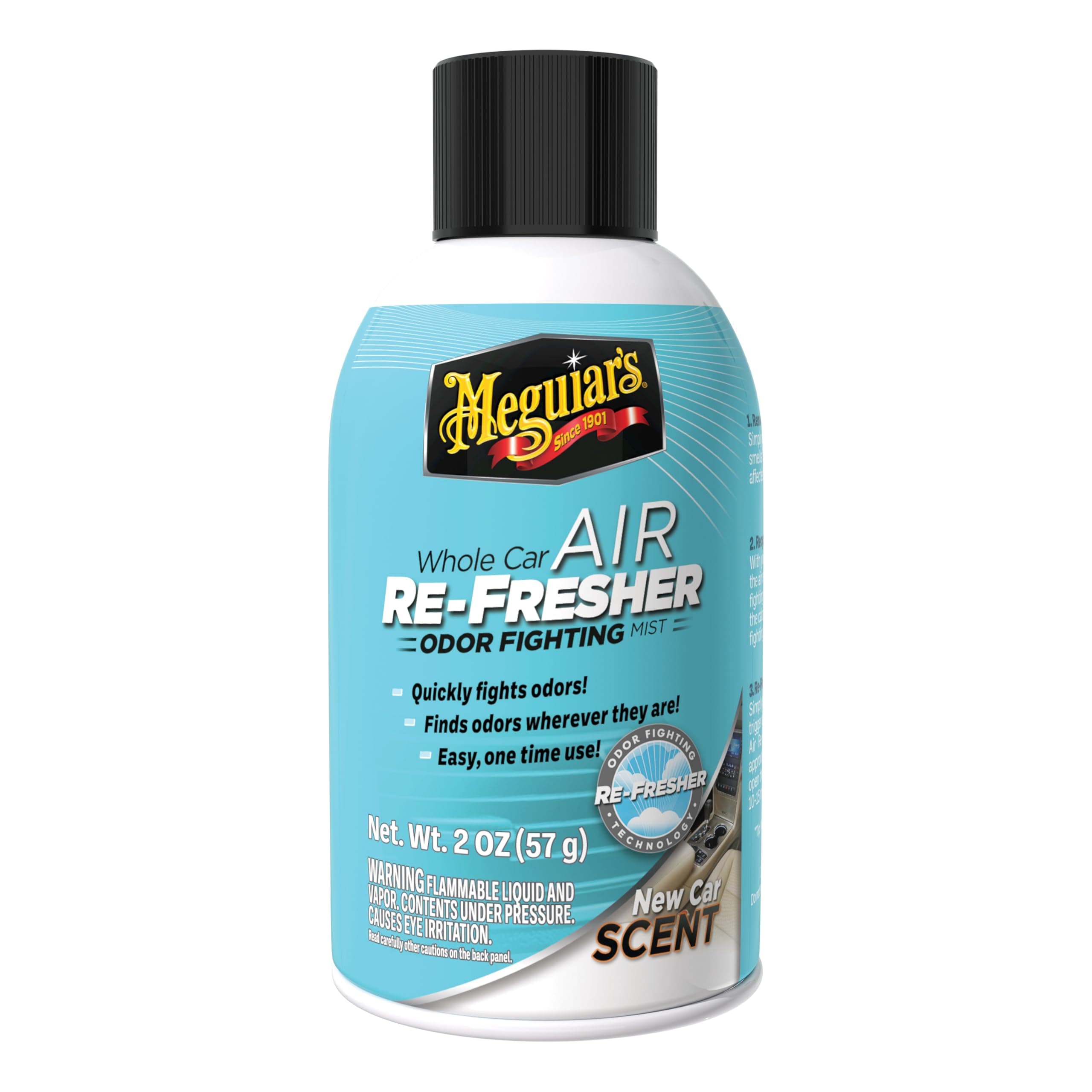 Meguiar's Whole Car Air Re-Fresher, New Car Scent (2 oz)