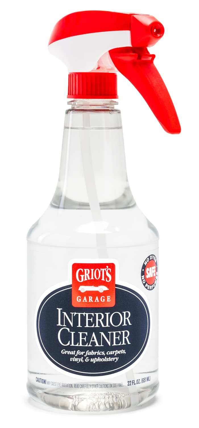 Griot's Garage Interior Cleaner Spray for Car Seats, Carpet, Upholstery Fabric, Floor Mat, Vinyl, Dashboard, Ideal for Truck, SUV, RV, Boat, and More, 10956, 22 Fl Oz 22 Fl Oz (Pack of 1)