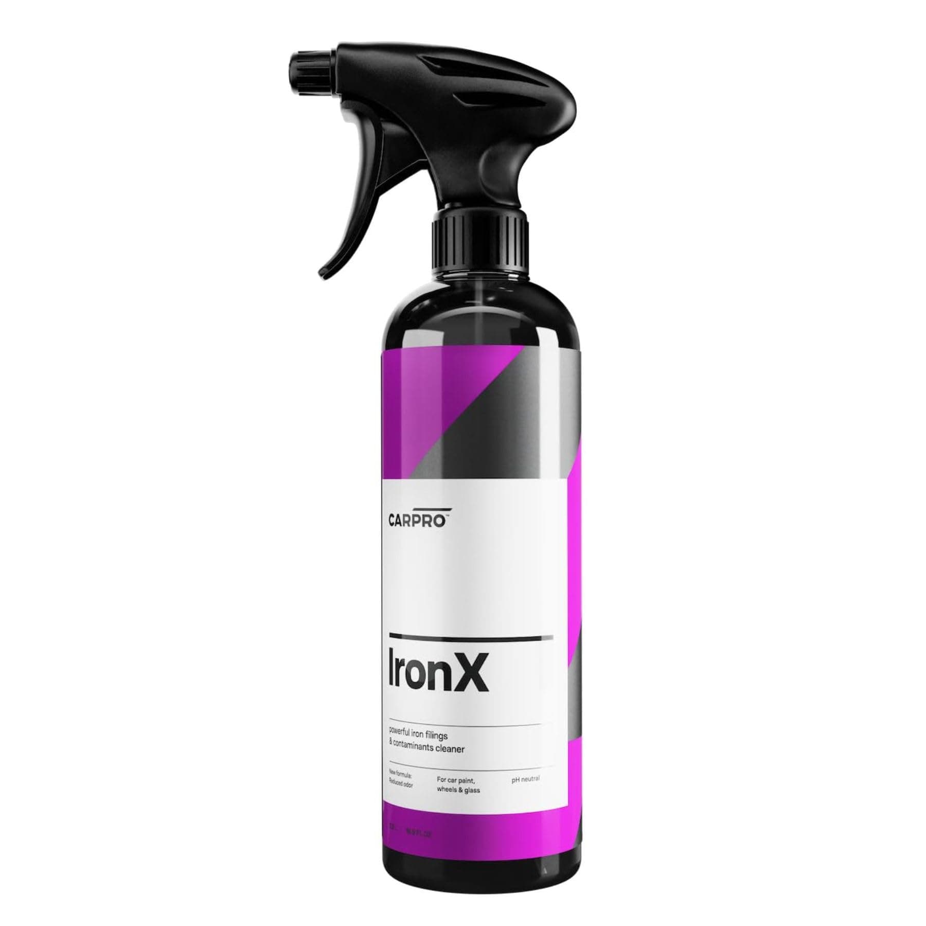CARPRO IronX Iron Remover: Stops Rust Spots and Pre-Mature Failure of the Clear Coat, Iron Contaminant Removal - 500mL with Sprayer (17oz) 500mL (17oz)