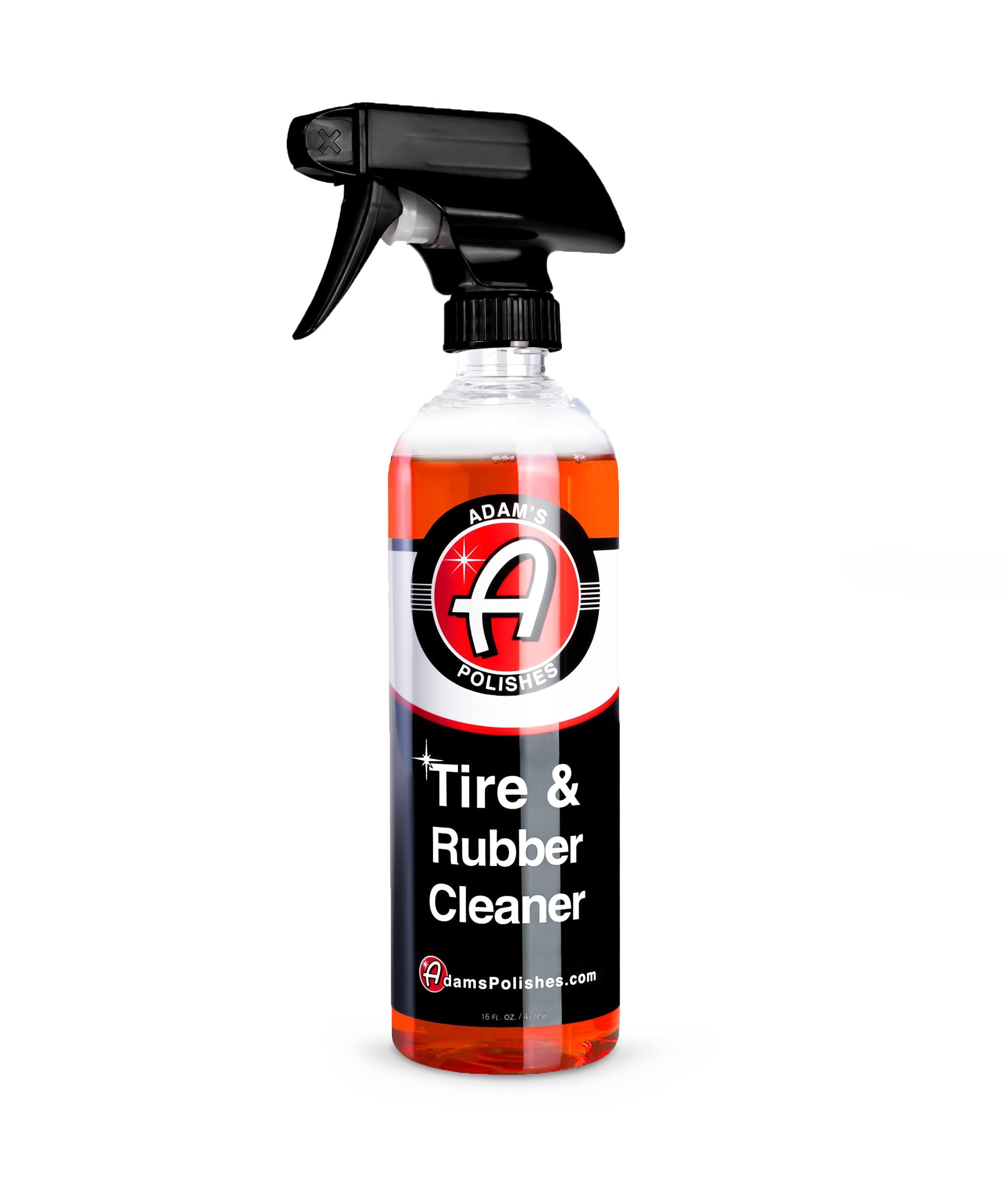 Adam's Polishes Tire & Rubber Cleaner (16 oz) - Removes Discoloration From Tires Quickly - Works Great on Tires, Rubber & Plastic Trim and Rubber Floor Mats 16 Fl Oz (Pack of 1)