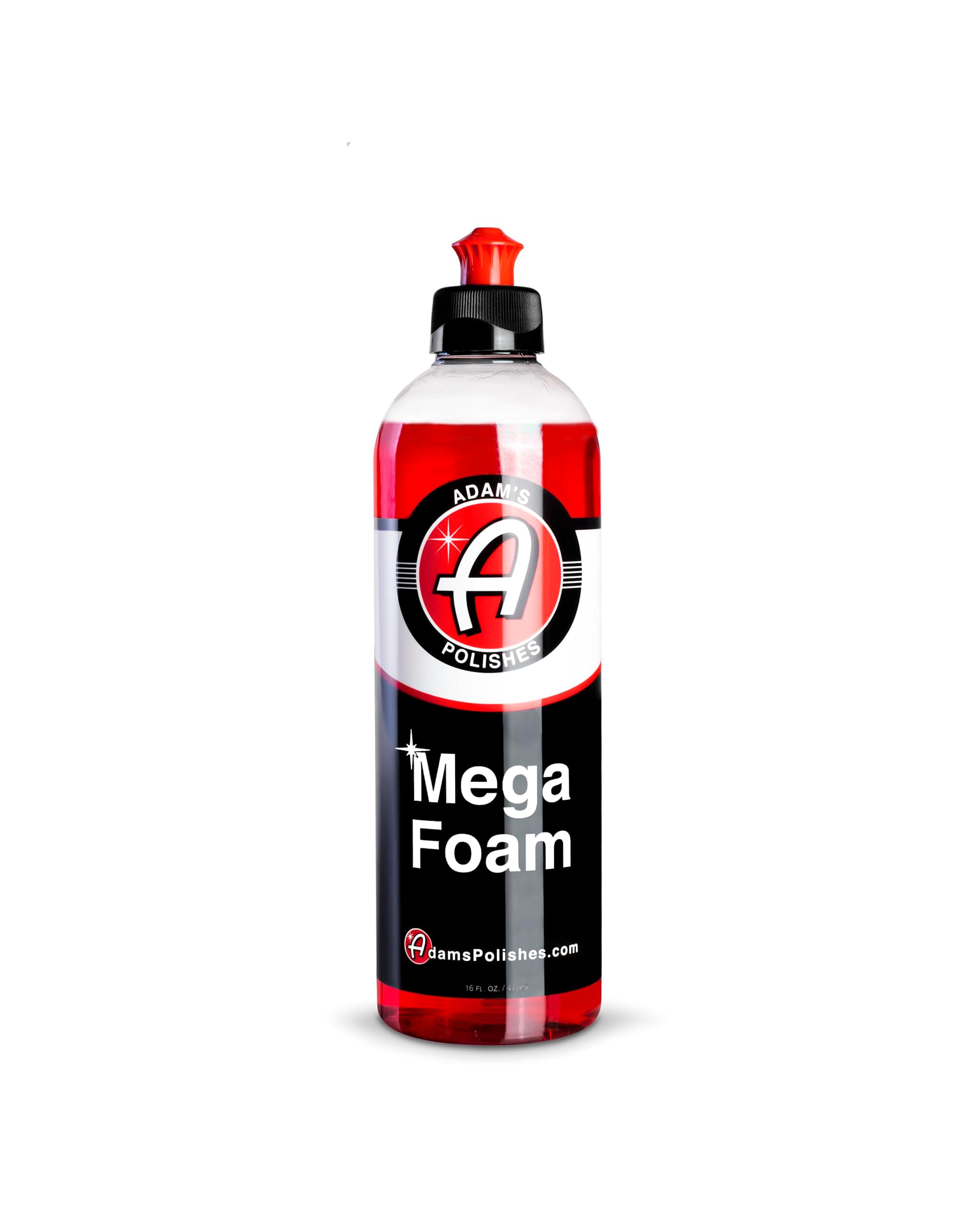 Adam’s Mega Foam (16oz) - pH Neutral Car Soap For Car Washing, Concentated For Wash Bucket, Foam Gun, Won't Strip Car Wax or Ceramic Coatings