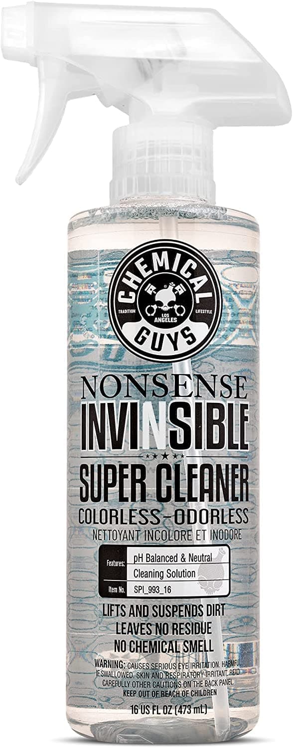 Chemical Guys Nonsense, Odorless Cleaner For Car Interior and Exterior All Purpose Cleaning Spray for Vinyl, Rubber, Plastic, Carpet, Upholstery, and Engine Bays Foaming Deep Cleaning Formula 16 oz Nonsense 16 oz