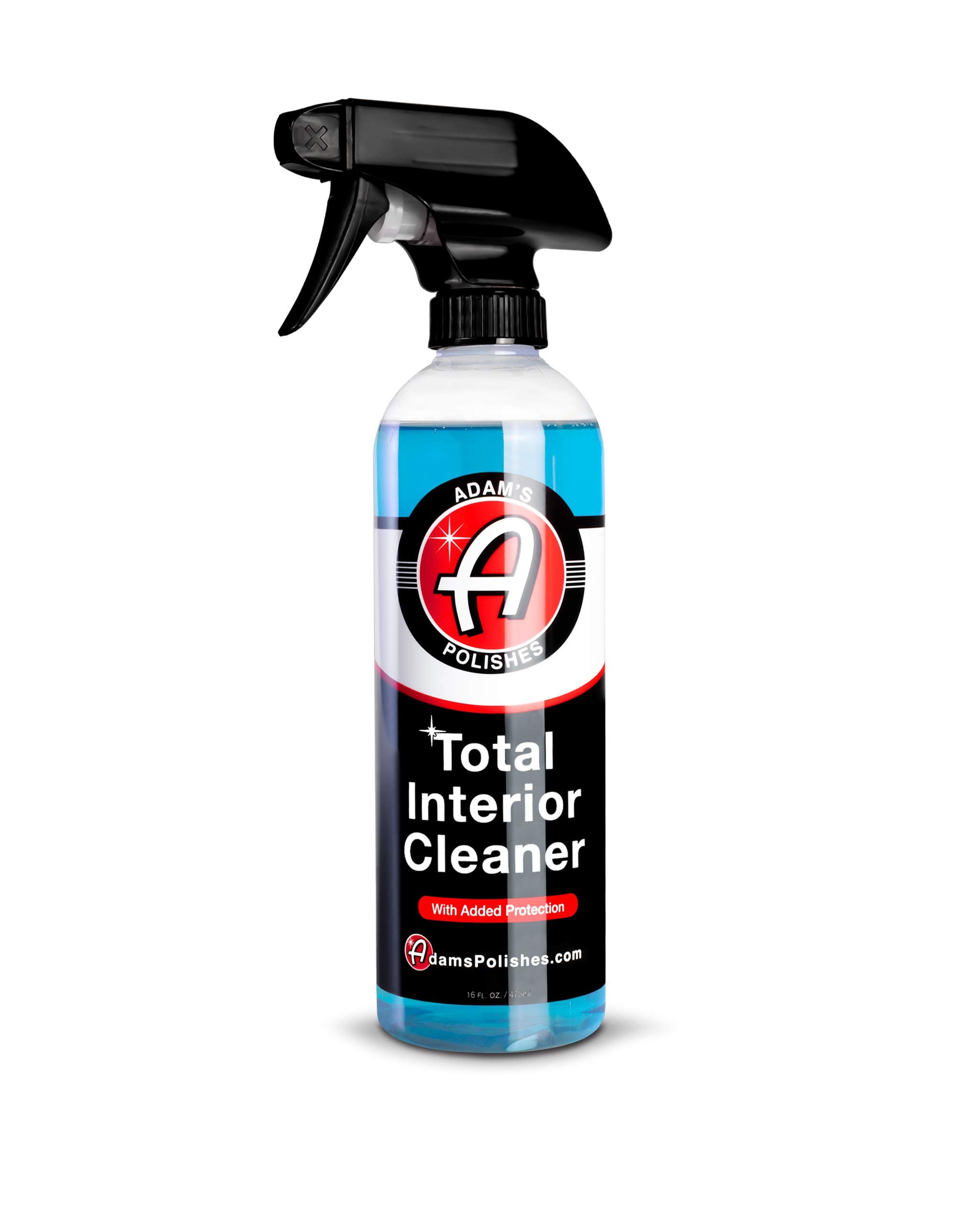 Adam's Polishes Total Interior Cleaner & Protectant, Quick Detailer & SiO2 Protection, Ceramic Infused, Anti-Static, OEM Finish, For Leather, Vinyl, Plastics, Glass & More 16 Fl Oz (Pack of 1) Maine Blueberry
