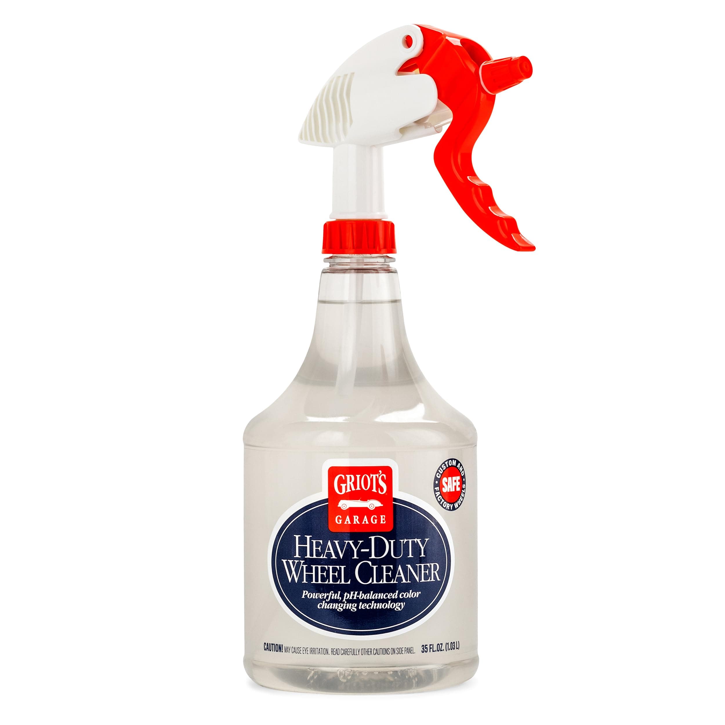 Griot's Garage Heavy-Duty Wheel Cleaner for All Wheel Finishes, Breaks Down and Removes Stubborn Brake Dust and Grime, PH Balanced, Non-Acidic, 11026, 35oz 35 Fl Oz (Pack of 1)